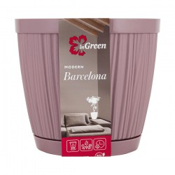 Горшок для цветов InGreen Barcelona, 1,8 л, морозная слива
