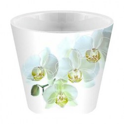 Горшок для цветов London D 160мм 1,6л белая орхидея