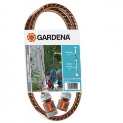 Комплект GARDENA соединит 1,5м сад шлан FLEX 13мм 1/2, соединит эл-ты